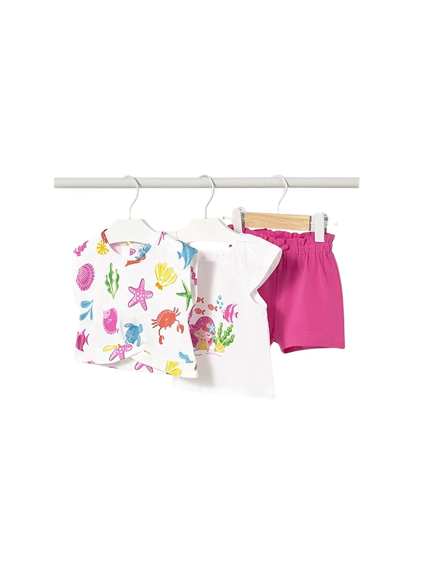 MAYORAL | Baby Set 3-teilig T-Shirts und Shorts | 